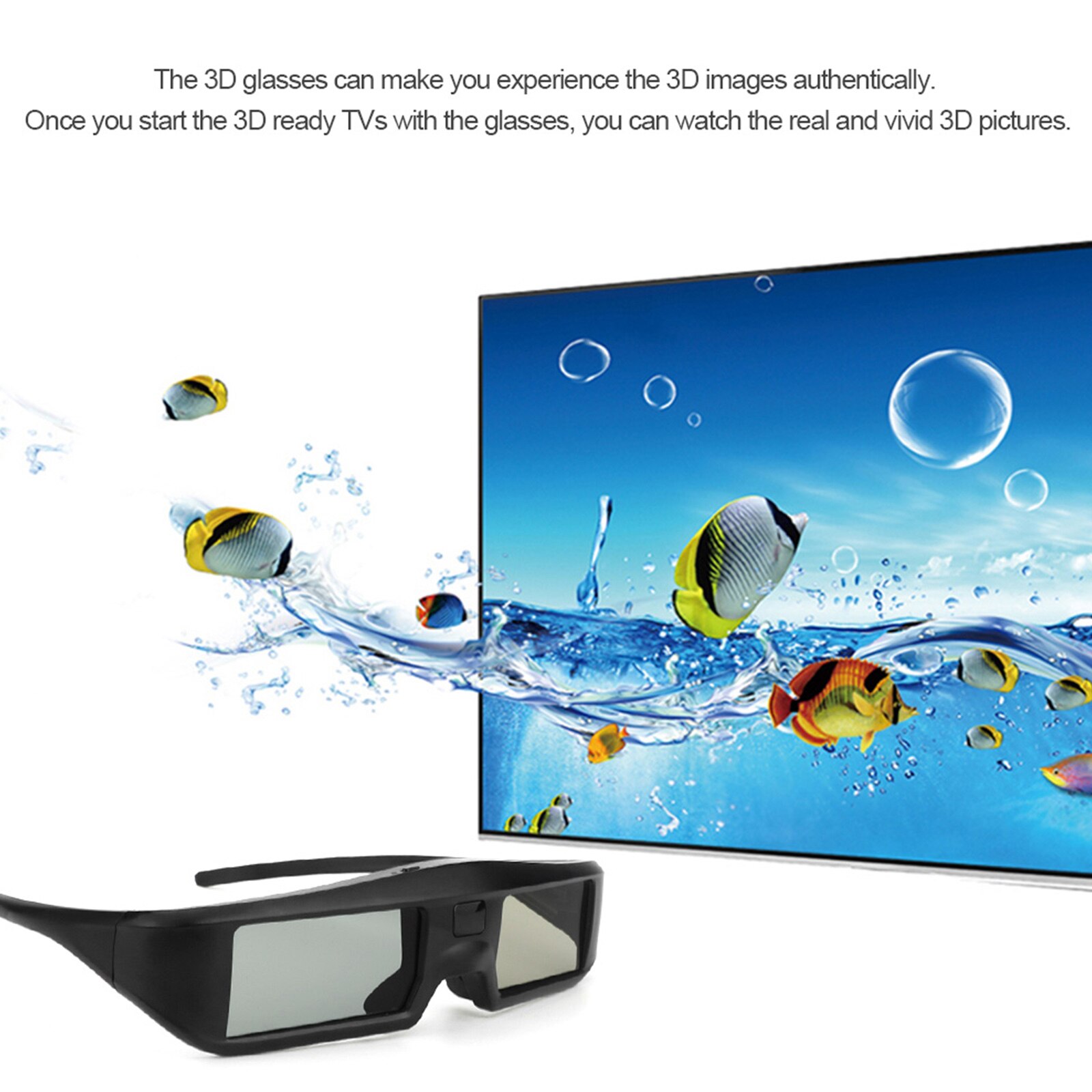 Gafas de realidad Virtual para TV LG / Sony / Mitsubishi / Sharp /Toshiba 3D, gafas con obturador activo 3D de G06-BT, BT, señal 3D
