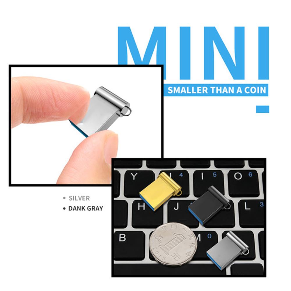 Super Mini Metalen Usb Flash Drive 4 Gb 8 Gb 16 Gb Pen Drive 32 Gb 64 Gb Usb 3.0 Flash Stick Pendrive Cle Usb 3.0