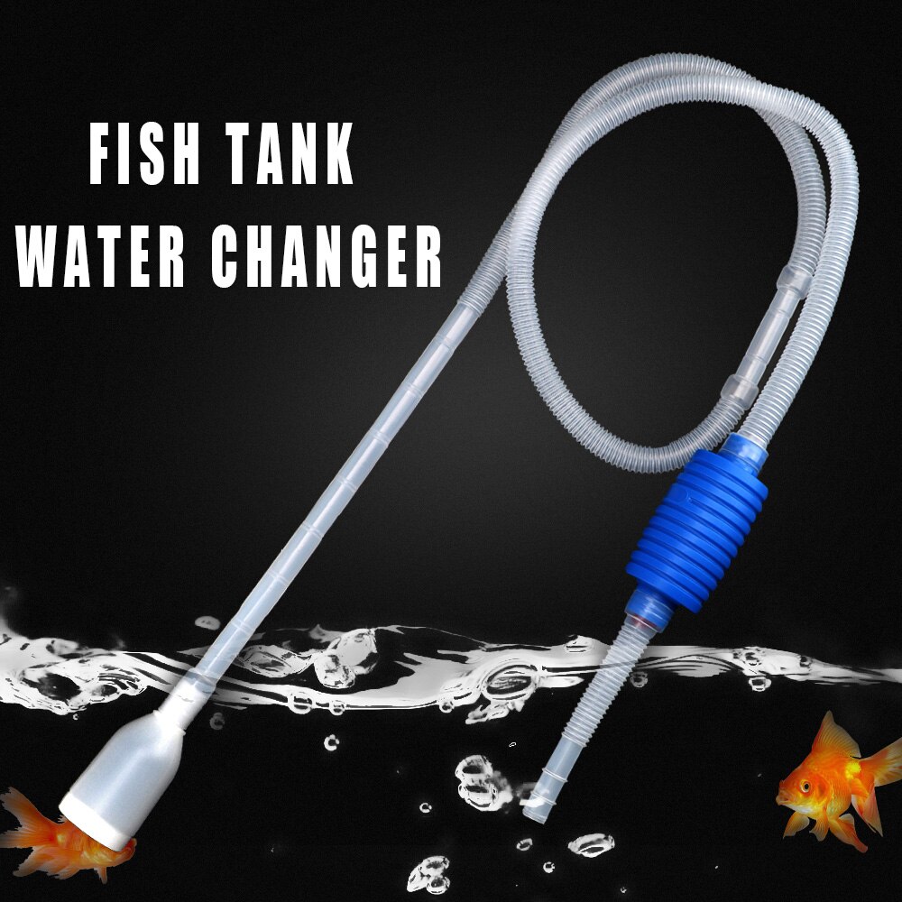 HOOMIN Changing Water Pump Vacuum Waste Remover Aquarium Fish Tank Pipe Filters Tools Gravel Cleaner Tool