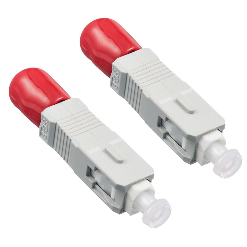 Sc upc macho para st upc fêmea híbrido adaptador de fibra óptica conector de fibra SC-ST singlemode adaptador óptico conector