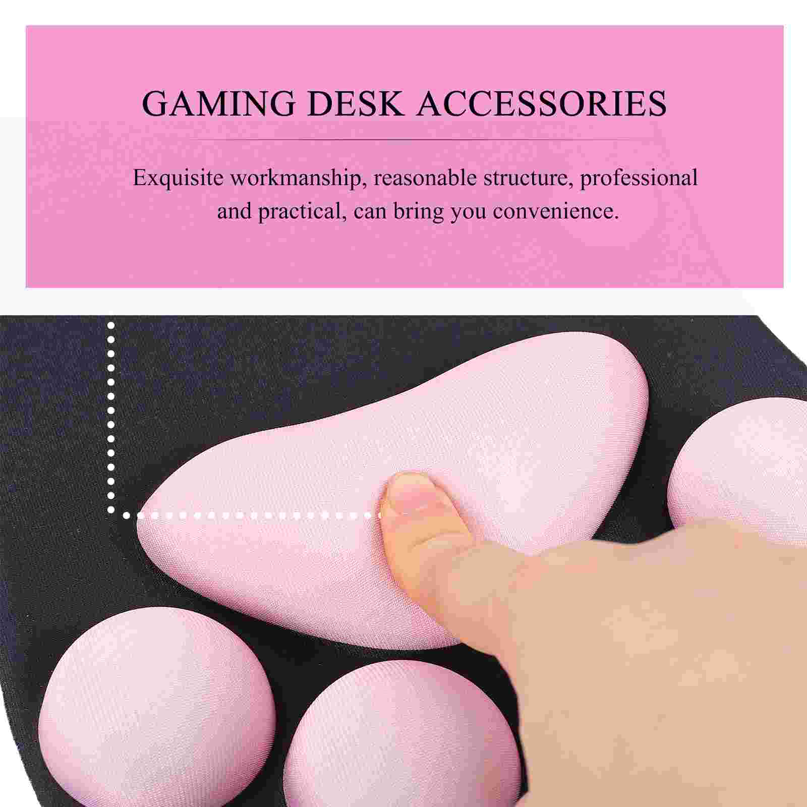 Cat Paw Pad Adorable Practical Softening Kawaii Pad Gaming Desk Accessories Pad With Wrist Support