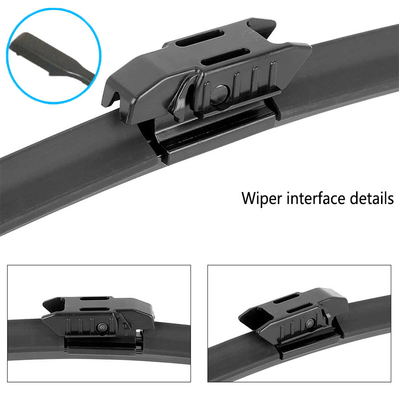 For Renault Captur Kaptur Hatchback J87 J5 HA H5 Car Double Rubber Windshield Wiper