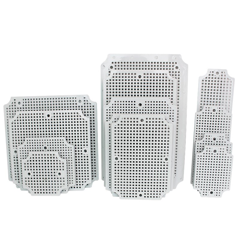 Outdoor Waterproof Junction Box Base Plate ABS Monitoring Waterproof Box Fixed Base Plate IP67 honeycomb mounting base plate