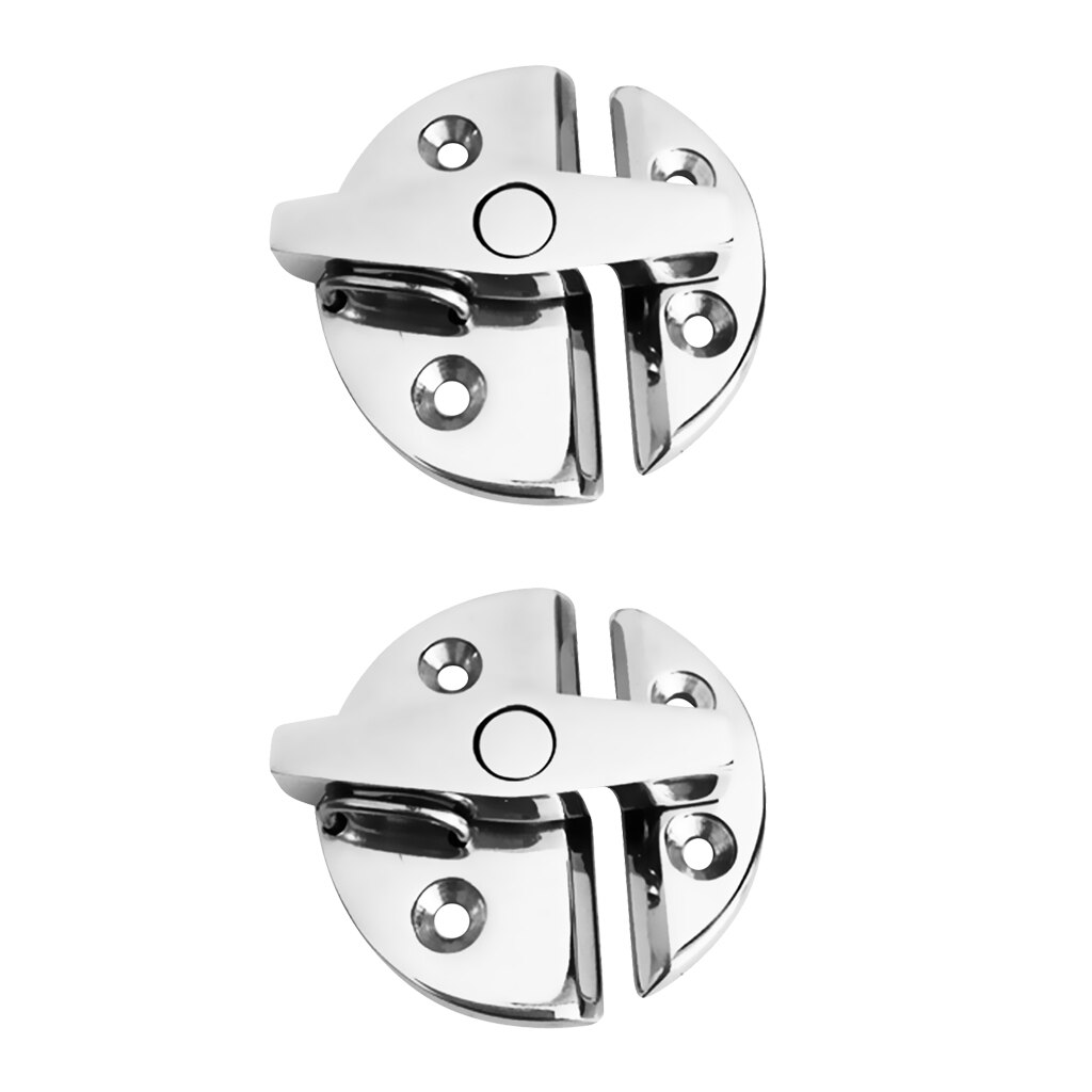 2 Pieces Marine Grade Stainless Steel Twist Lock Boat Deck Hatch Latch Door Latch