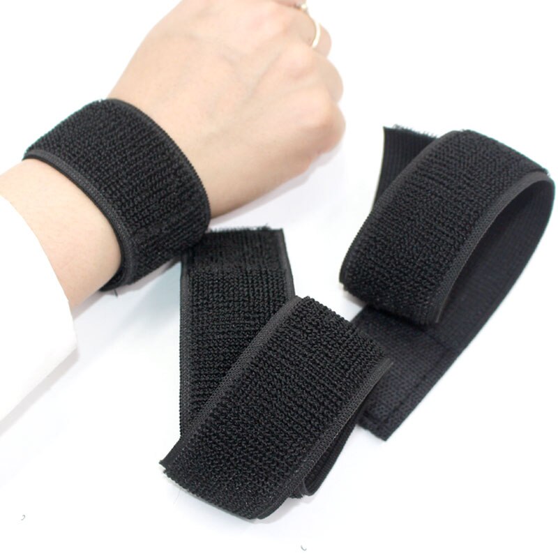 5 stk/parti 50mm nylon elastisk bånd velcrobånd selvklæbende fastgørelse bæltebånd bundt klæbrig armbånd håndledsbind bandager