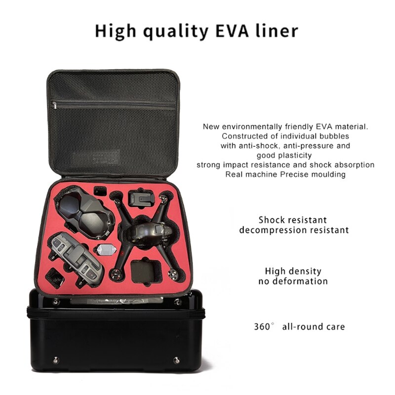 Waterdichte Opslag Handtas Draagbare Draagtas Tas Bescherming Doos Voor D-JI Fpv Bril V2/Fpv Combo Drone