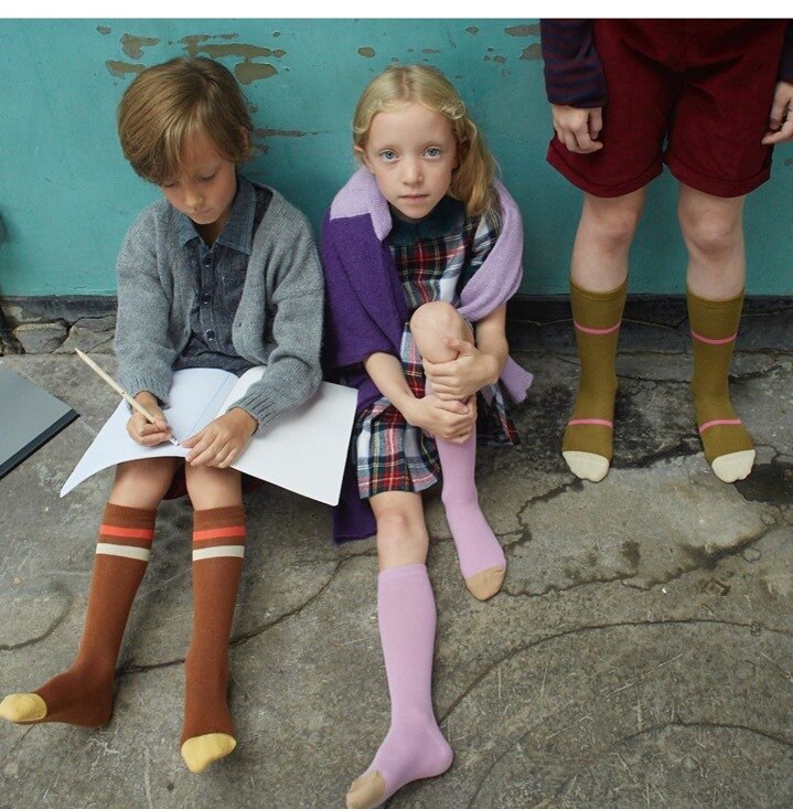 Herfst winter meisjes retro koreaanse stijl one size sokken zonder hak 1-8 jaar kinderen katoenen ademende sokken 3 paar