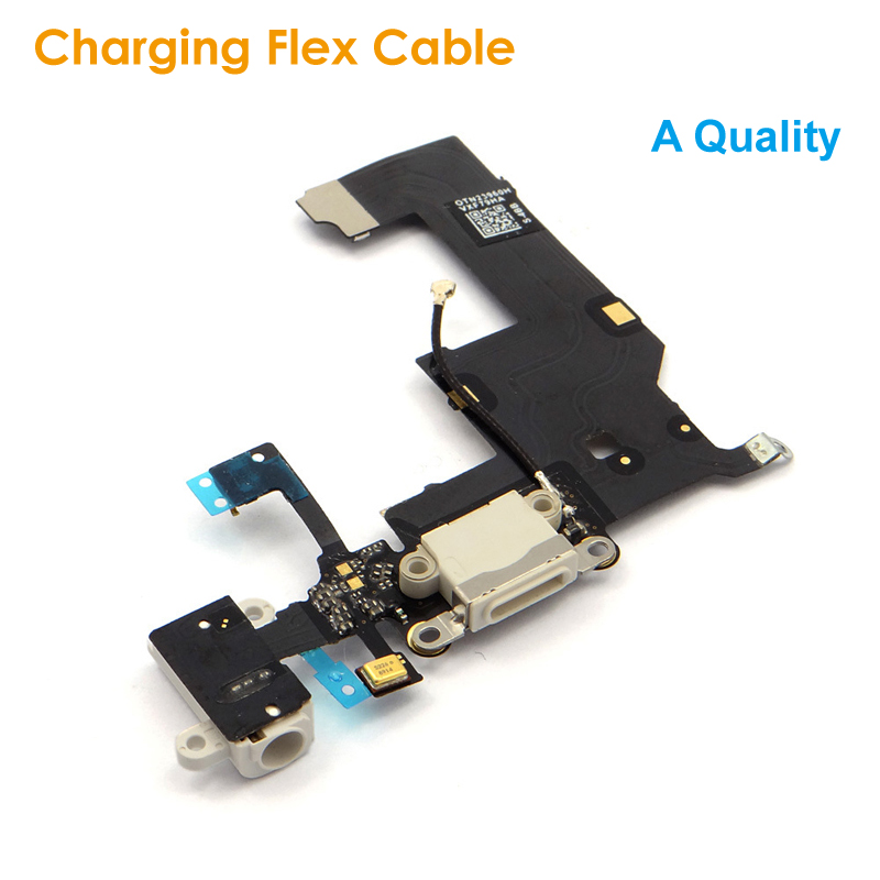 Vervanging Opladen Flex Kabel Voor Iphone 5 5G Headphone Jack Usb Audio Mic Poort Socket Dock Voor IPhone5