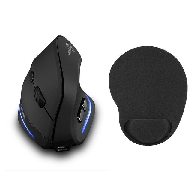 F-35 Wireless Mouse Vertical Mouse Ergonomic Rechargeable Mice 2400DPI Optional Portable Gaming Mouse for Mac Laptop PC Computer: Type 2