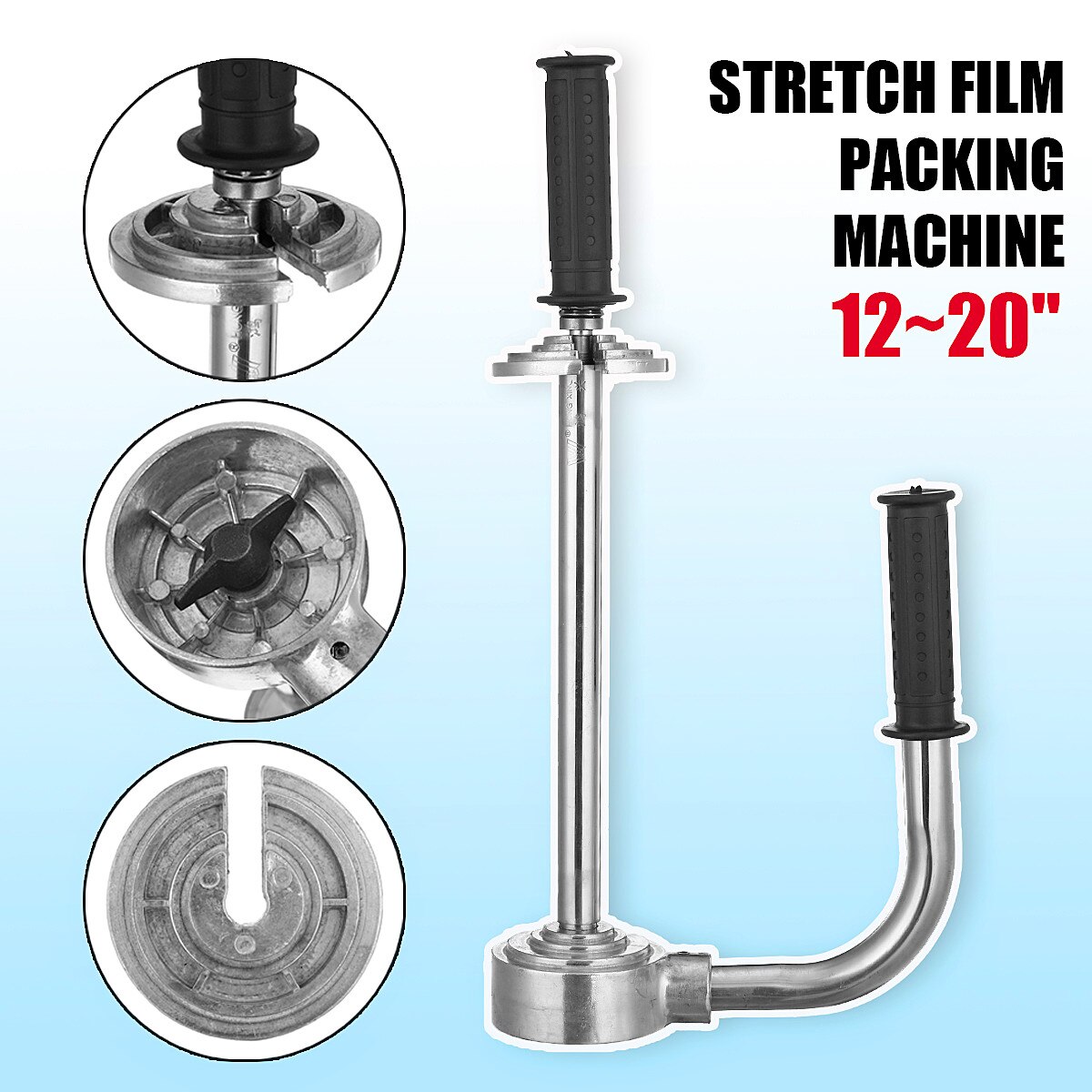 Handy Manual Handle Stretch Film Wrapping Dispenser Tools Pallet Stretch Packing Equipment Carton Package Machinery Components