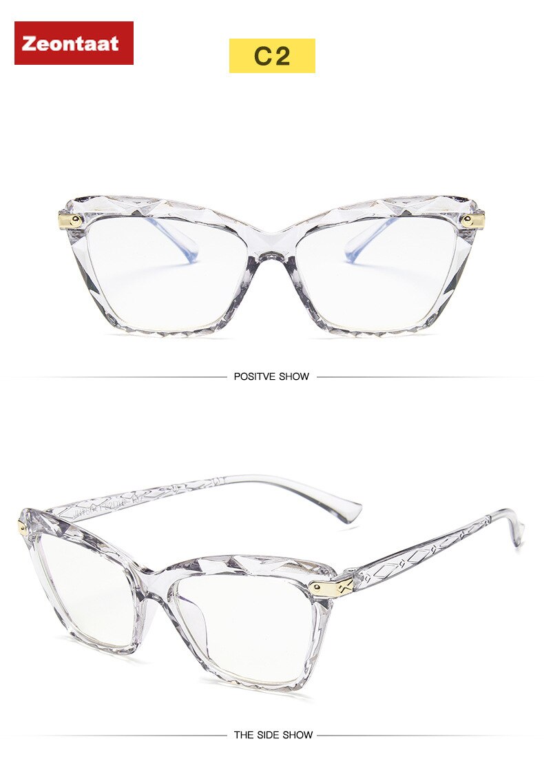 Leesbrillen dames cat eye anti-blauwe stralen presbyopie bril anti-vermoeidheid computerbrillen