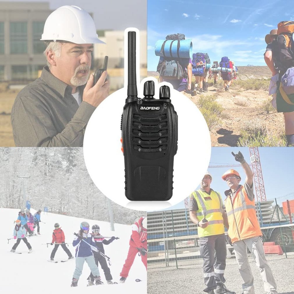 Walkie Talkie Radio Zwei-Weg Handheld Transceiver Zwei-Weg Radio USB Ladung Walkie-Talkie Kommunikator