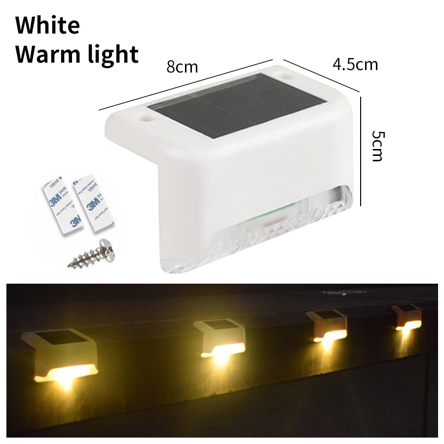 Led Solar Trap Licht Waterdichte Passage Patio Binnenplaats Vangrail Opstaplamp Voor Buiten Tuin Grenzen Terras Hek Licht: Sea Blue / 16-20W