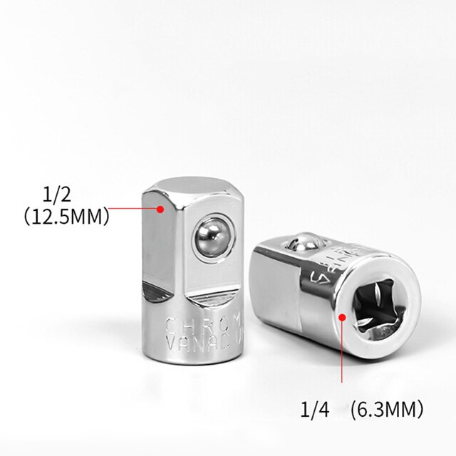 4pcs 1/4 3/8 1/2 Drive Socket Adapter Converter Reducer Air Impact Craftsman Socket Wrench Adapter Hand Tools Set Repair Tools: 06