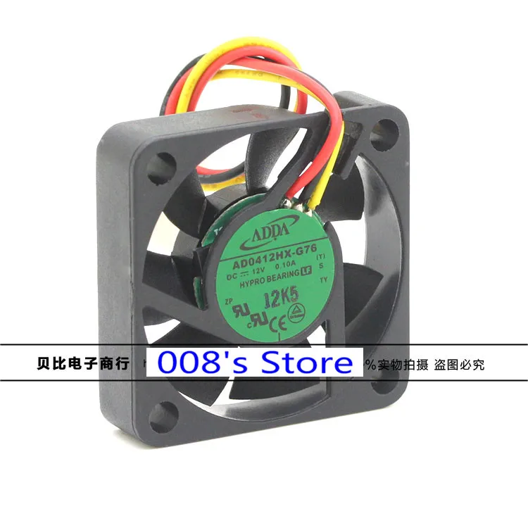 Radiator Cooling Cooler Fan For AD0412HX-G76 40*40*10mm 4010 4CM 40mm DC 12V 0.10A Silent Cooling 6000RPM 6.7CFM