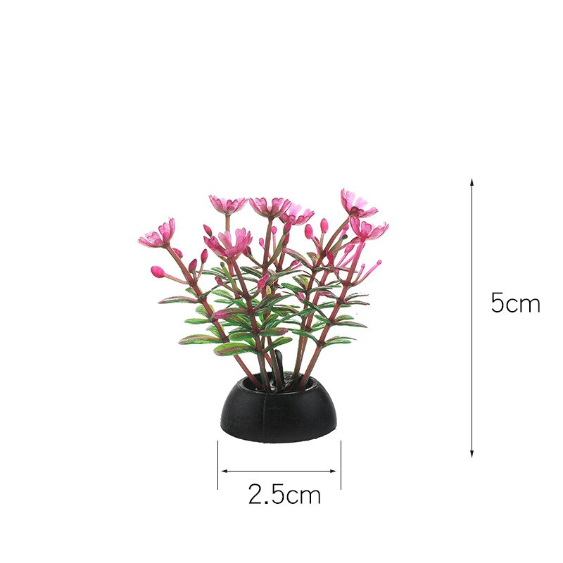 PVC Aquarium Dekorative Simulation Künstliche Narzisse Anlage Umweltschutz Materialien Aquarium Dekorative Zubehör: 16