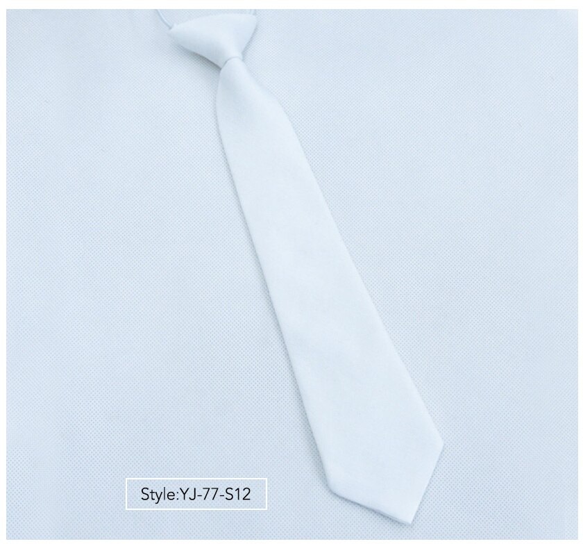 Ties for Children Cotton Solid Neck Tie Boys Girls Students Kid Necktie Performance Photograph Graduation Ceremony: YJ-77-S12