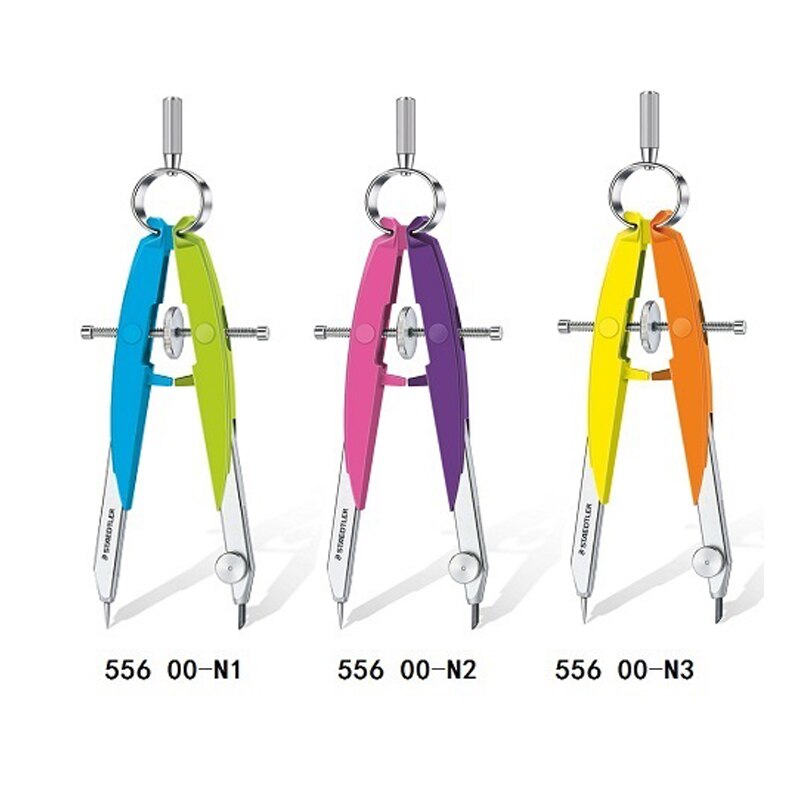 Staedtler 556 accurate Compasses Student Engineering drawing drafting tools Metal body