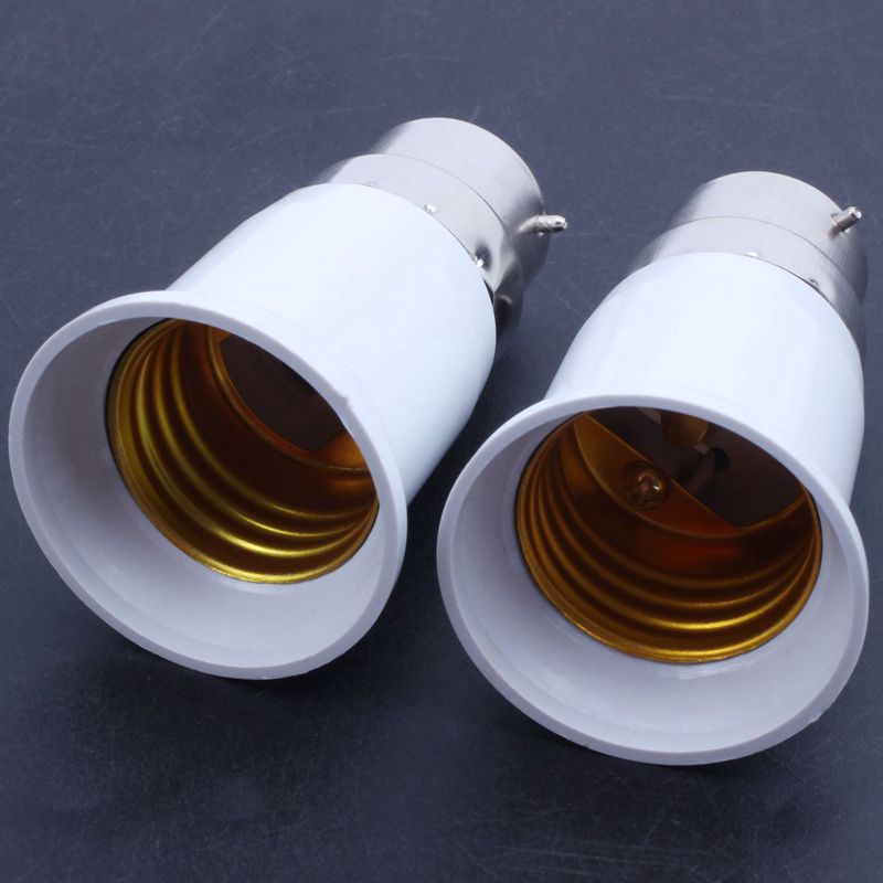 ! 10 Pack B22-E27 Socket Converter Led Lamp Socket