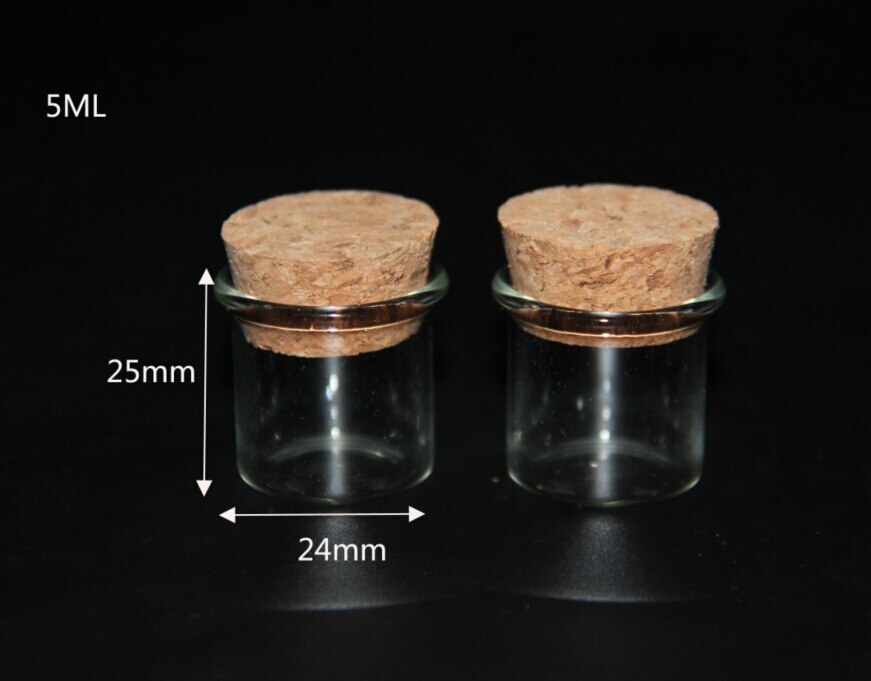 3Stck 5/8/10/12/14ml glas reagenzglas klar Mini glas flasche mit kork Kleine transparent wünschen Dekorative glas