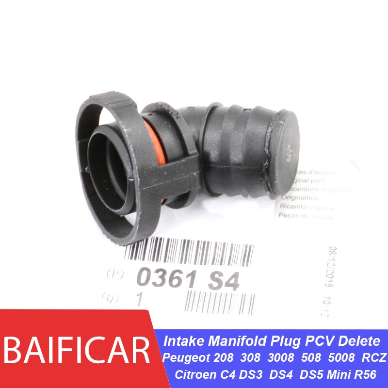 Baificar Brand Intake Manifold Plug End Cap PCV Delete Modification For Peugeot 208 308 3008 508 5008 RCZ Citroen C4 DS Mini R56