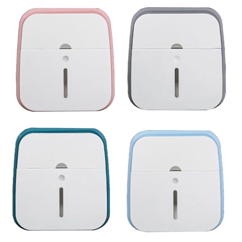 Double couche porte-papier hygiénique étanche mural boîte de rangement de tissu 23GB