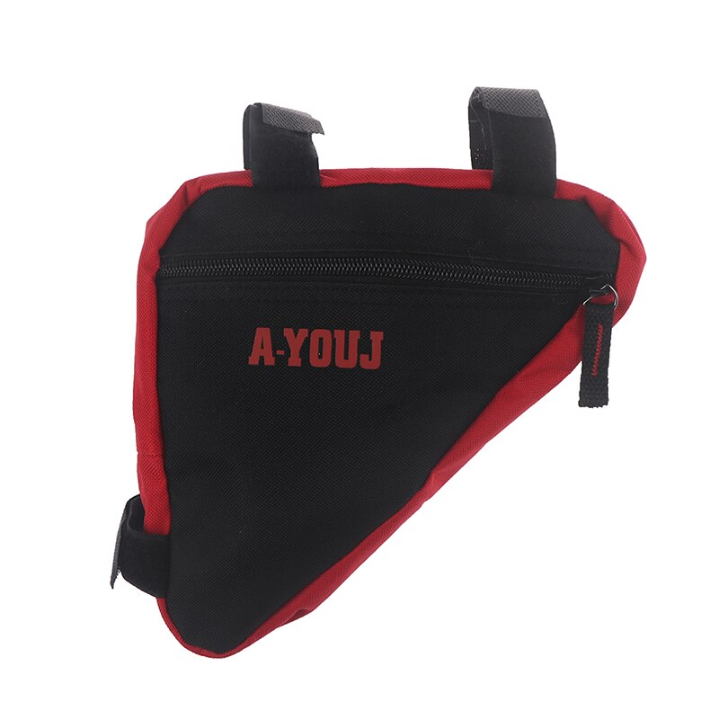 Fietsaccessoires fiets driehoek tas fiets voor buis frame telefoon waterdichte tas fiets fiets frame zadeltas voor mountainbike: Rd