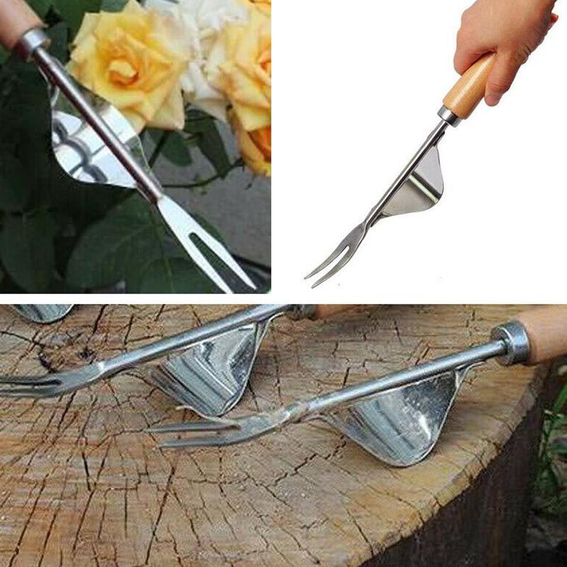 Gardening Tools Stainless Steel Root Remover Weeder Ripper Pulling Shovel Excavator Dedicated Root Remover Seedling