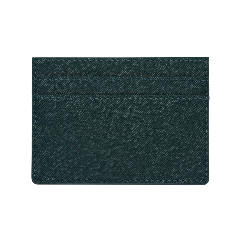 Multi Slot Card Holder Slim Bank Credit Card ID Cards Coin Pouch Case Bag Wallet Organizer Women Men Thin Business Card Wallet: B-blackish green
