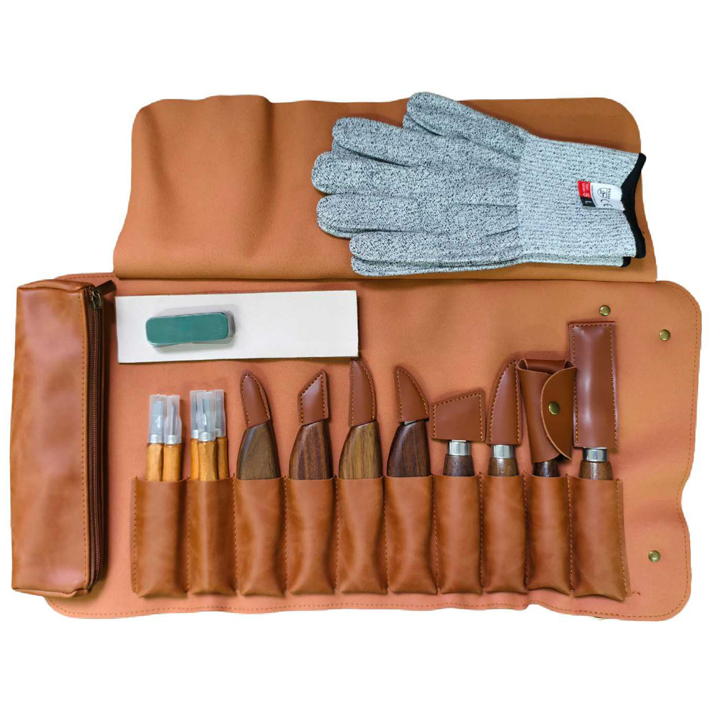 Wood carving set, knife set, wood carving set for beginners, knives, woodworking, diy tool set: Diamond-tipped chisel