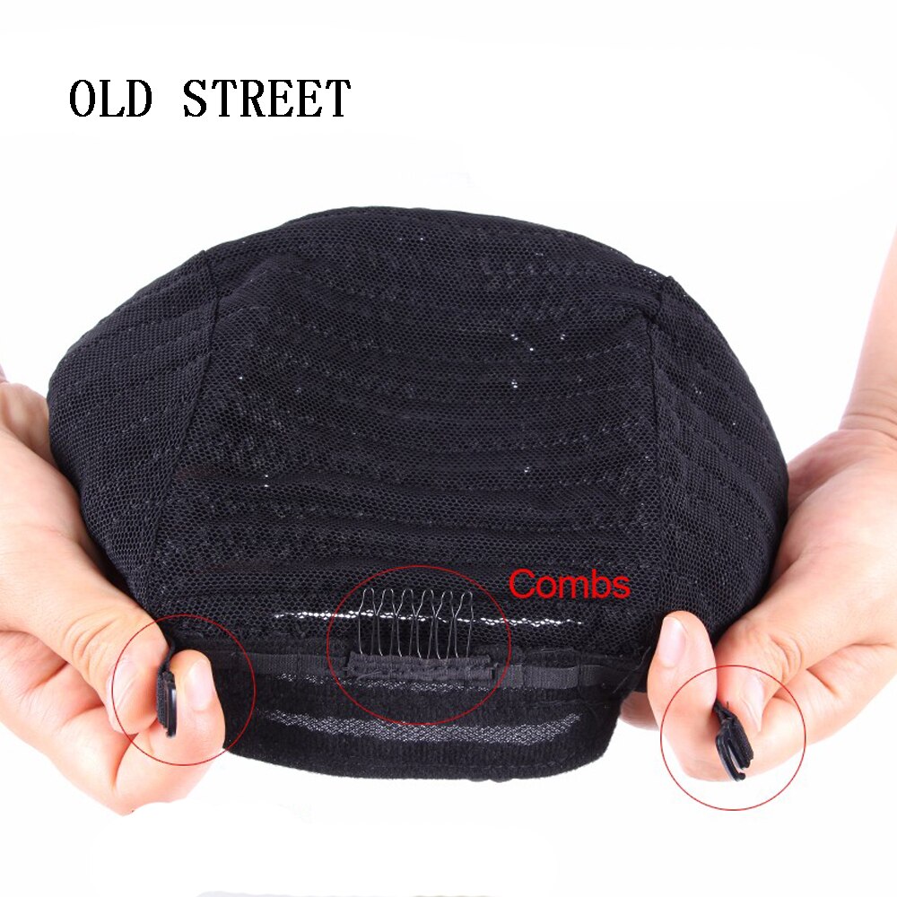 Top Adjustable Black Cornrows Crochet Braid Wig Caps For Sewing Weave and Crochet Braiding Wigs Elastic Hairnet Glueless