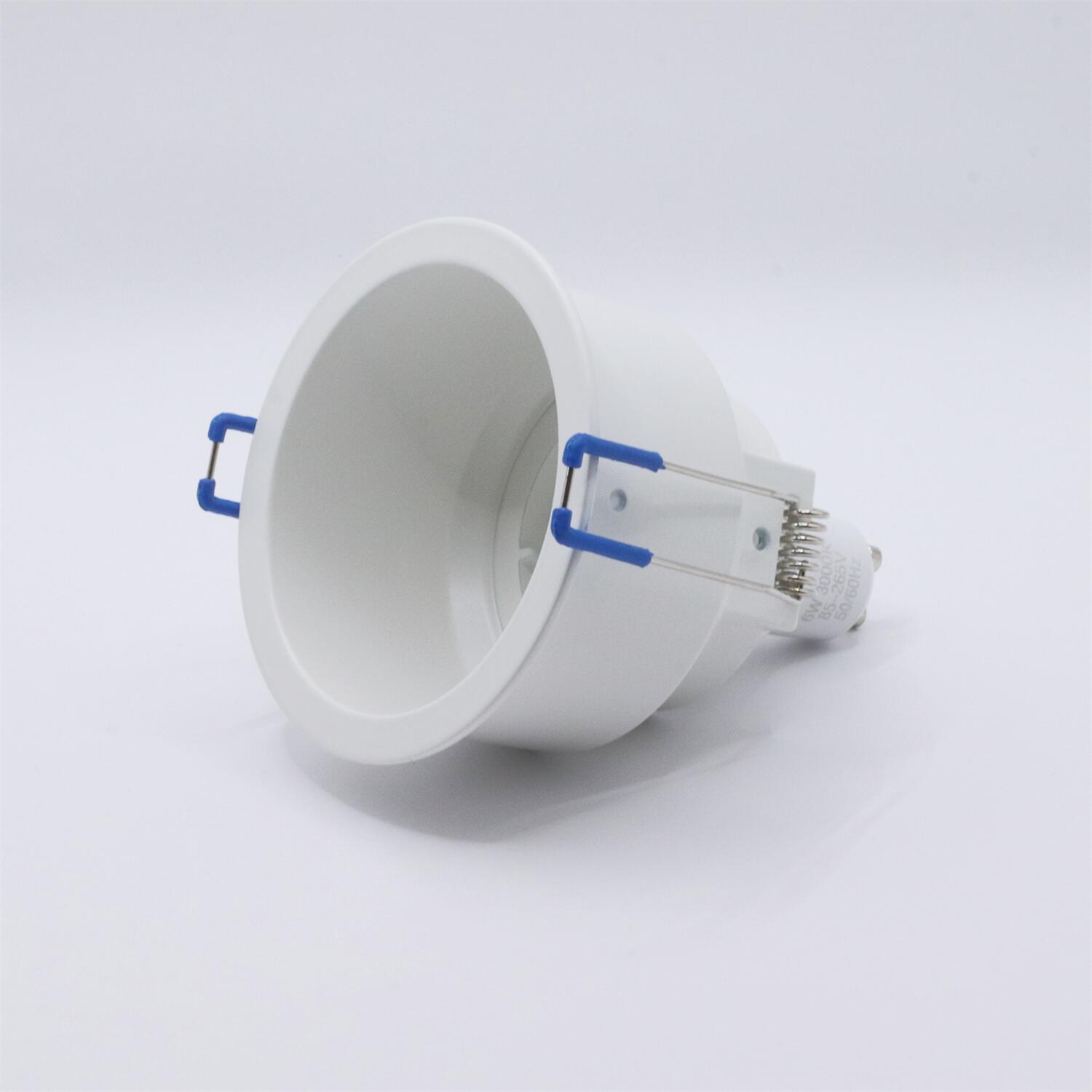 LED Eyeball Spotlight Recessed White Color Zinc Alloy Downlight Home Lighting Room Ceiling Lights Down Light Lamp Siling: WHITE