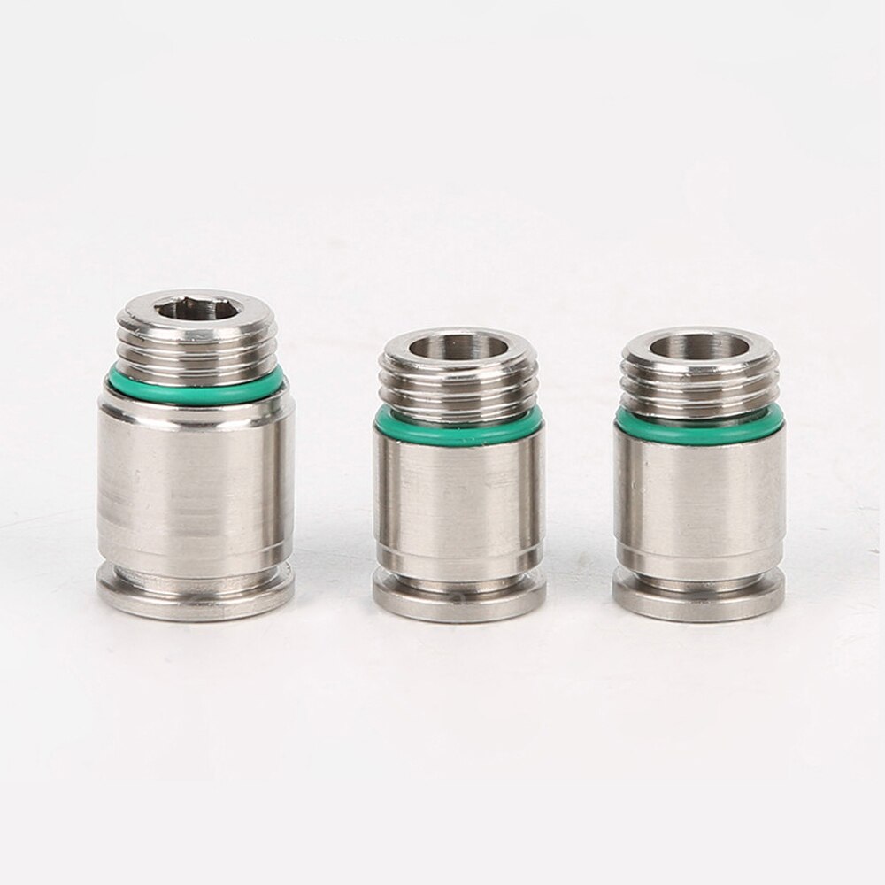 M5 1/8" 1/4" 3/8" 1/2" BSPP Male x 4mm 6mm 8mm 10mm 12mm PU Push In Quick Connector Air Pneumatic 304 Stainless Hex Socket Allen