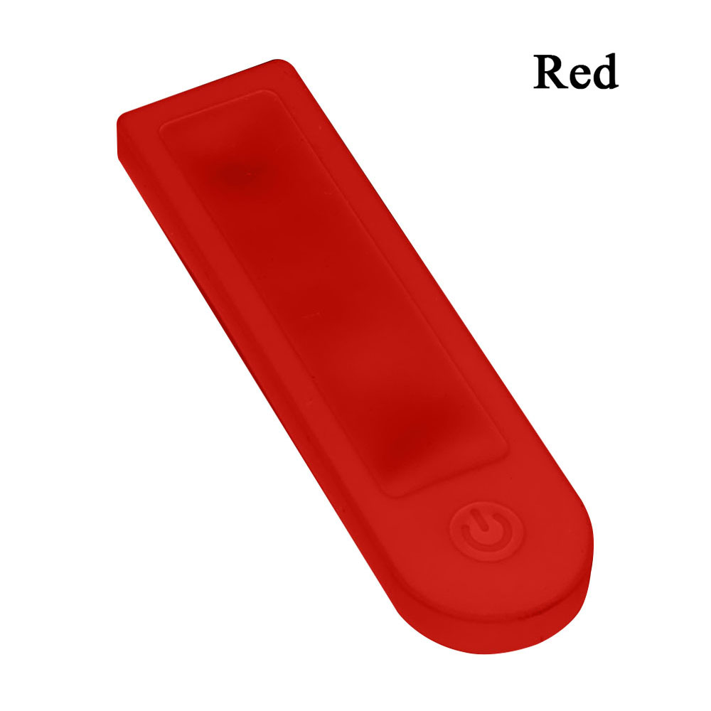 Universal Circuit Board Dashboard Cover Water-proof Soft Silicone Sleeve Protect Case For Xiaomi M365 1S Pro 2 Electric Scooter: Red