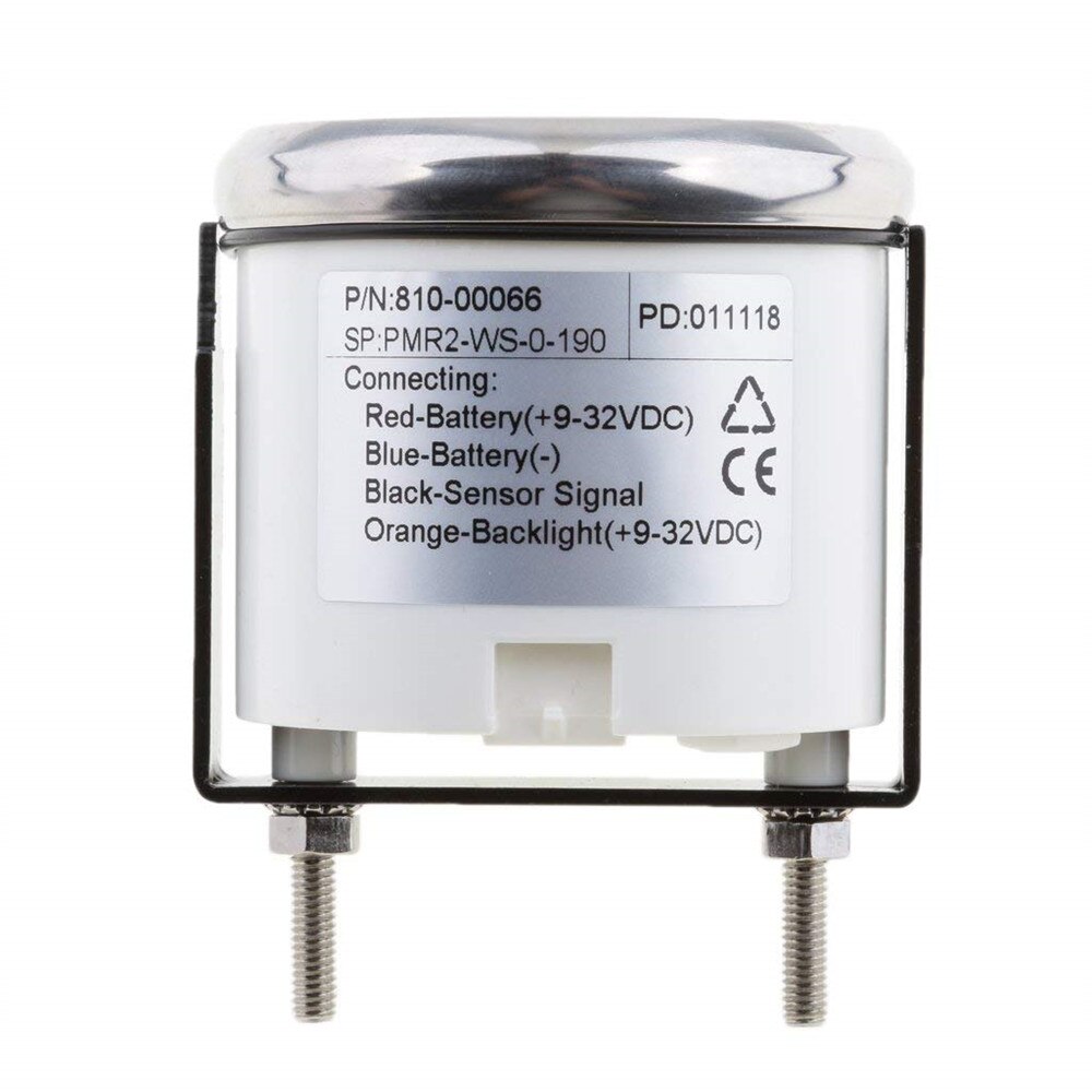 Universal 52mm Rudder Angle Indicator Gauge 0-190ohm Waterproof Rudder Angle Gauges For Boat