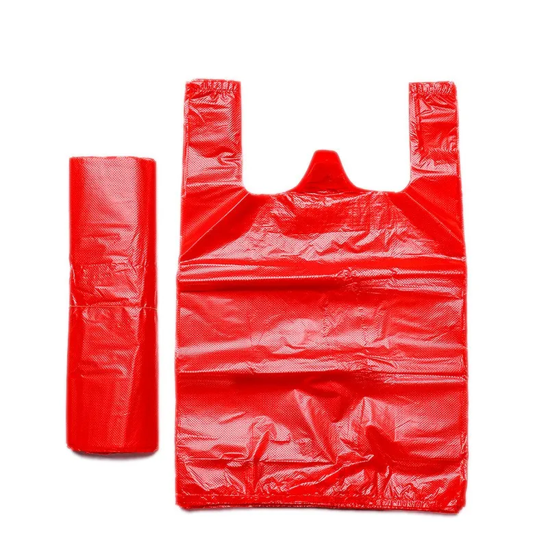 4 farger Vest plastpose detaljhandel supermarked d... – Grandado