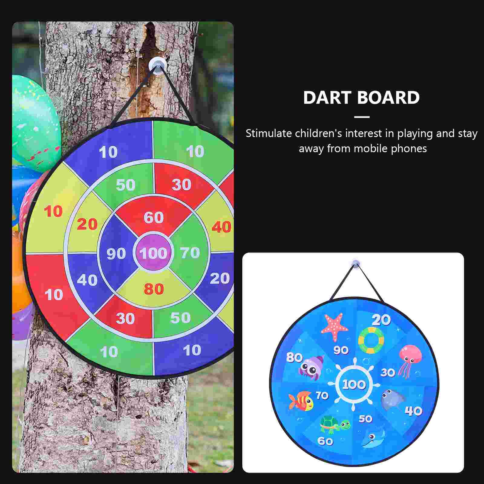 1 Set of Dart Board Goo Dart Board Sticky Target for Kids Playing