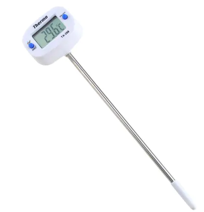 Lcd digitalt kjøkken termometer sonde matte kjøtt bbq matlagingsvæske, kjøtt, melk, matte, mamma, bbq termometer melk temperatur mete