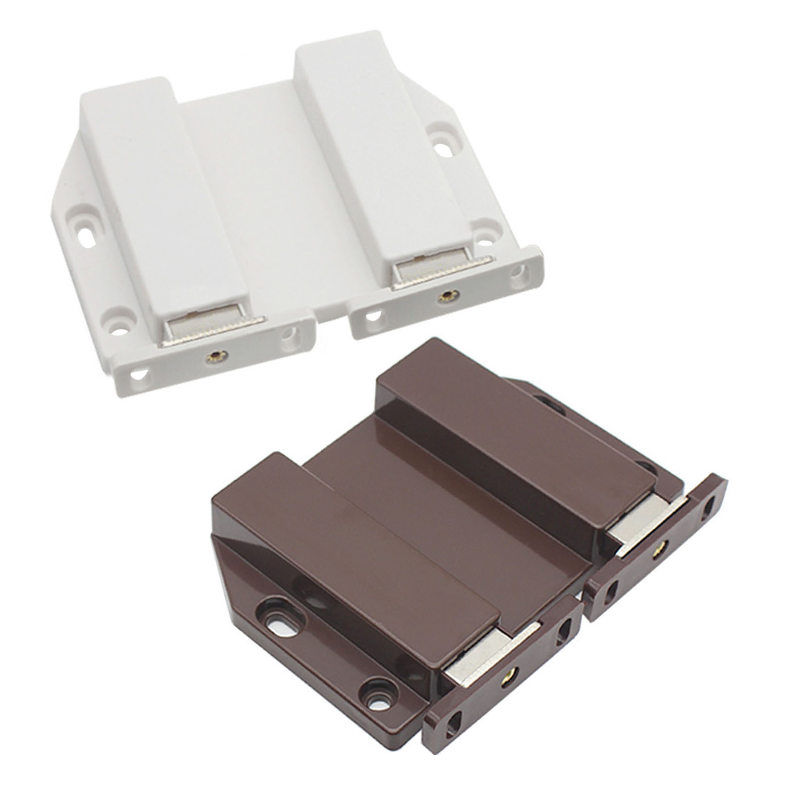 1PC Double Magnetic Touch Press Catch Latch Push to Open Cabinet &amp; Door Latch/Catch Closures for Furniture Cabinet Door Cupboard
