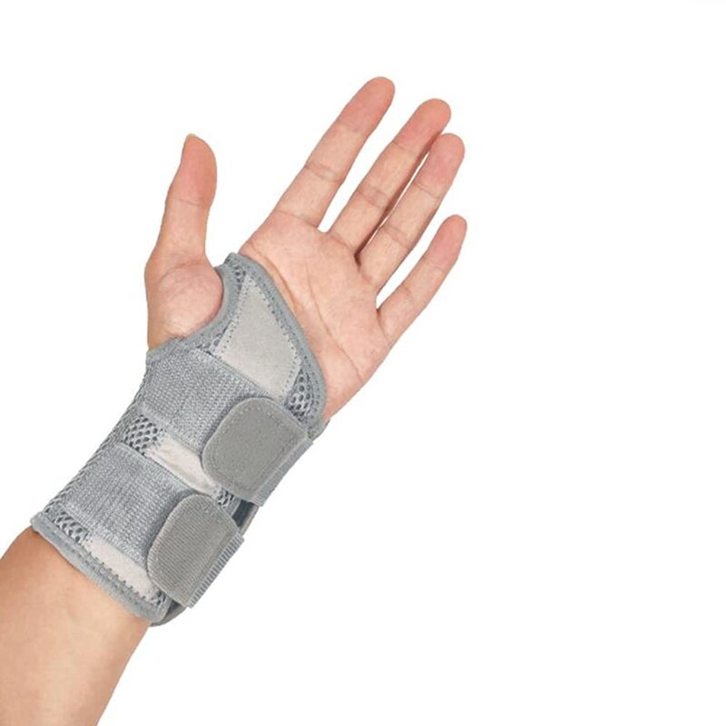 Handgelenk Unterstützung Gym Crossfit Bodybuilding Armband Hand Handgelenk Brace Schutz für Gewicht Heben Karpaltunnel Sehnenentzündung Schmerzen: Gray Left / L/XL
