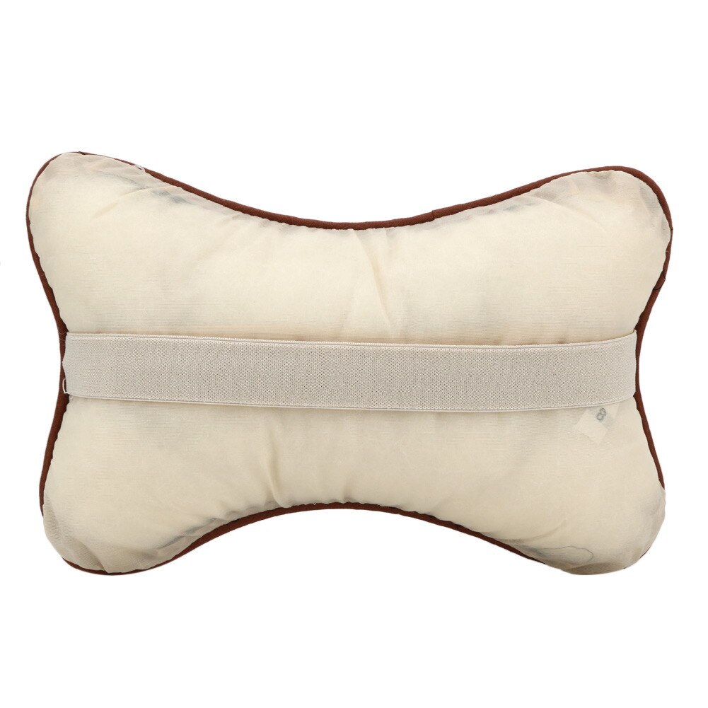 2 Pcs Couro PP Algodão Encosto de Cabeça Do Carro Pescoço Travesseiro Auto Tampa de assento Cabeça Pescoço Rest Almofada Encosto de Cabeça Pillow Car Styling Accessaries