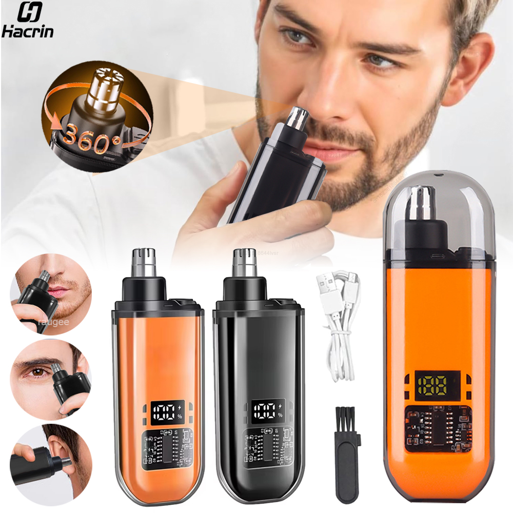 Elektrische neushaartrimmer Clipper Mini draagbare baardtrimmer voor mannen USB oplaadbare trimmer voor oor- en neuskapselmachine