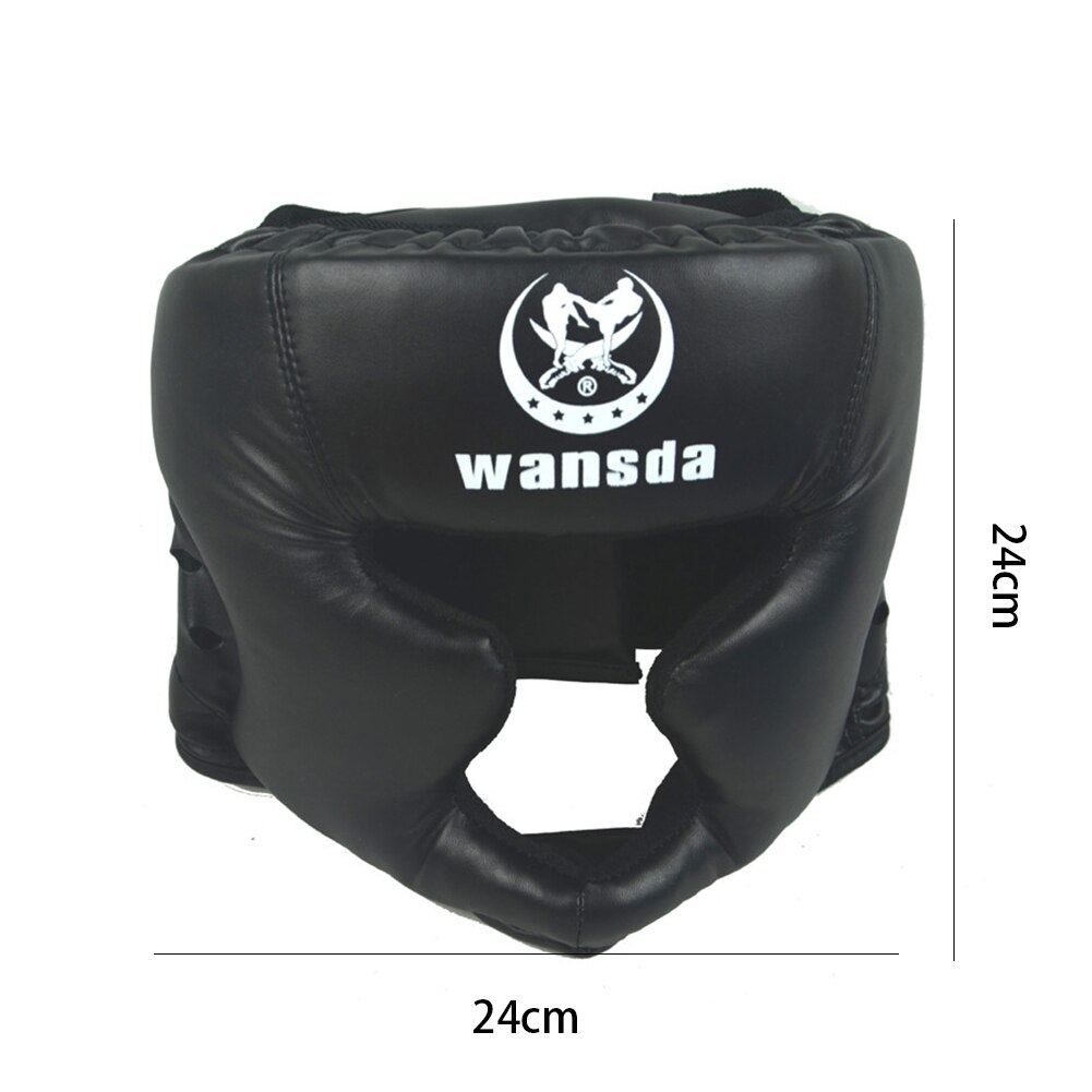 Headgear Practical Protector Taekwondo Boxing Helmet Adults Martial Art Fitness Equipment Karate Head Guard Faux Leather