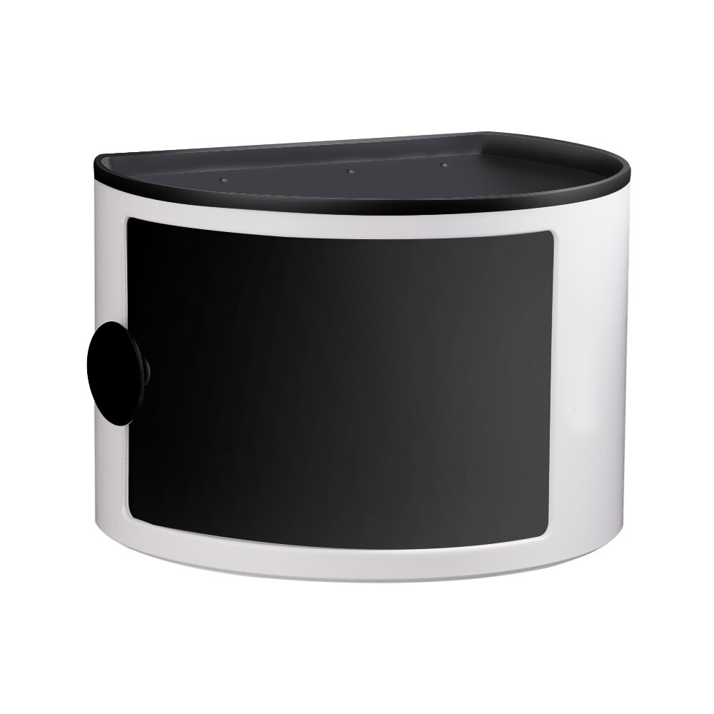 Wall Mounted Toilet Paper Holder Waterproof Tray Roll Tube For Toilet Paper Storage Box Tray Tissue Box Shelf Bathroom Product: Black