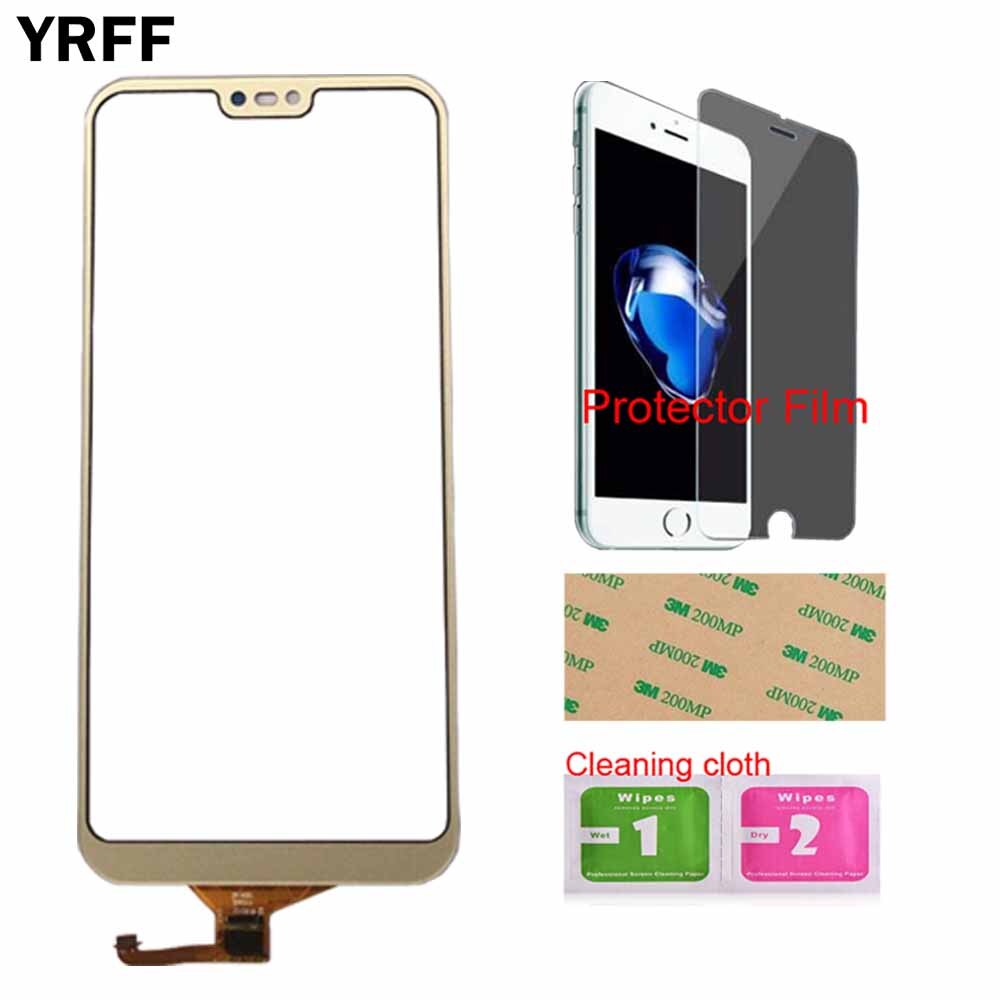 5.84'' Touch Screen Panel For Huawei P20 Lite Touch Screen Digitizer Panel Sensor Front Outer Glass Panel Tools Protector Film: Gold No Tools