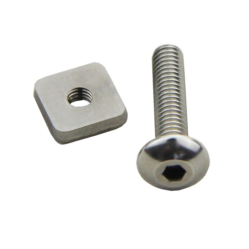 10PCS Long Surf Board SUP Center Sliding Fin Box Plate Smart Screw