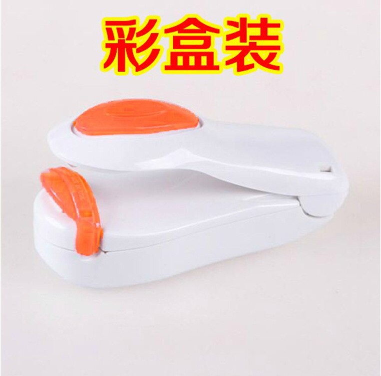 Home Mini Handheld Holder Electric Heating Snack Sealing Machine Machine Sealed Packaging Plastic Bag Sealed Food Bag H274: 7