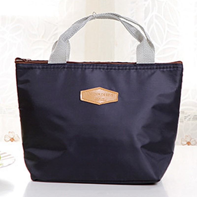 Lunchbox Camping Picknicktas Lunchtas Effen Kleur Draagbare Gekoelde Tas Koud Voedsel Koelbox Thermische Tas Handtas: Goud