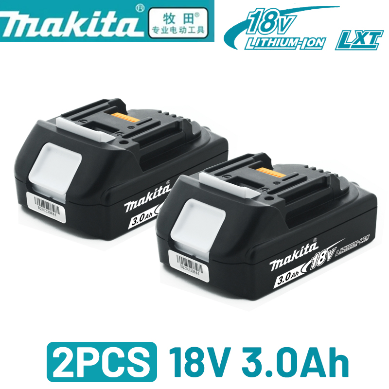 Original 18V Makita Lithium Battery 5AH 6AH 9AH BL1860B BL1850B bl1840 battery 100% BL1860 BL1815 18V Makita Charger: Silver