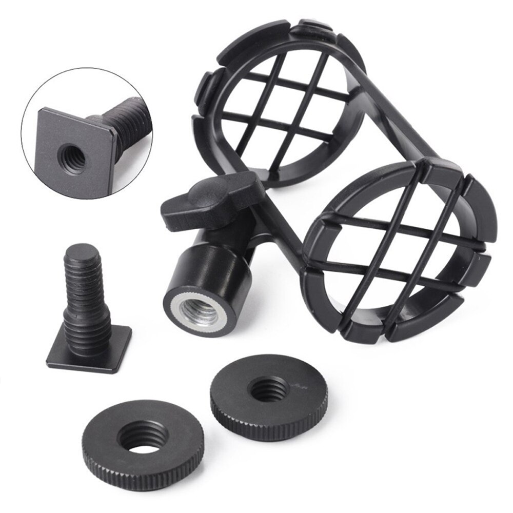 BOYA BY-C04 Microphone Shock Mount for Rode NTG-1 NTG-2 NTG-3 NTG-4 Sony ECM-CG50 AT897 ATR6550 MKH-416 ME66/K6 MKE-600 SGM-1X